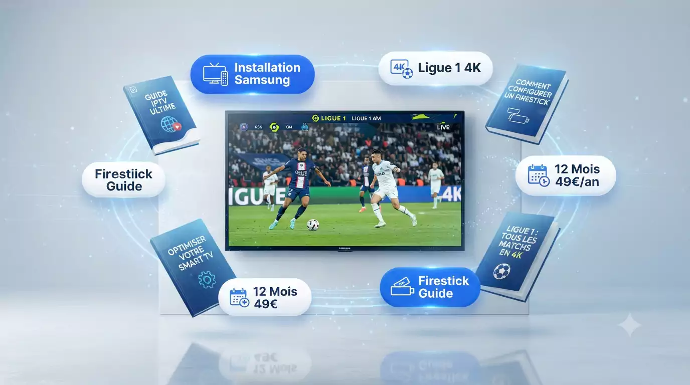 blog iptv 12 mois smart tv france 2026 guides installation samsung ligue 1 4k